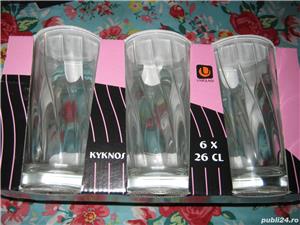  set 6 pahare,26 cl,made in bulgaria,sigilate ,originale,unicate,utile in gospodaria dvs - imagine 4
