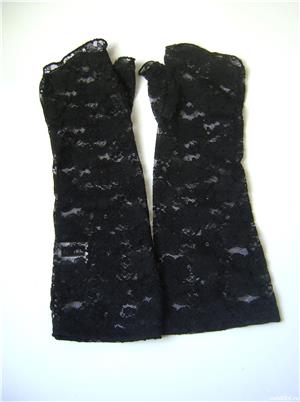 Mitene negre lungi, nasa/ocazie - imagine 2