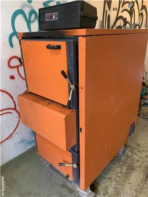 Centrala lemne gazeificare arca  69kw .horn , pompe , tevi , calorifere , boiler , centrala lemne 