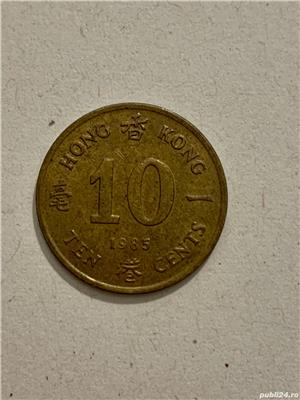 Moneda 10 CENTI - 10 cents - Hong Kong - British - China - 1985 - KM 55 (152)