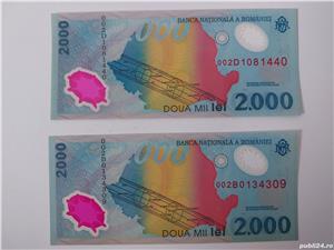 Bancnote nefolosite 2000 lei seria 002 cu Eclipsa din 1999 - imagine 4