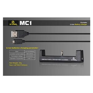 Xtar MC1 incarcator usb baterii acumulatori