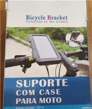 Suport telefon smartphone pentru bicicletă, motocicletă, scuter sau trotinetă 