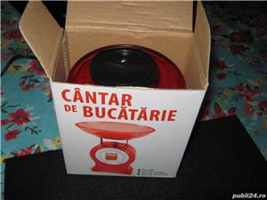 Cantar de bucatarie,precizie,usor de curatat,usor de depozitat,nou,sigilat in ambalajul original,lux - imagine 2