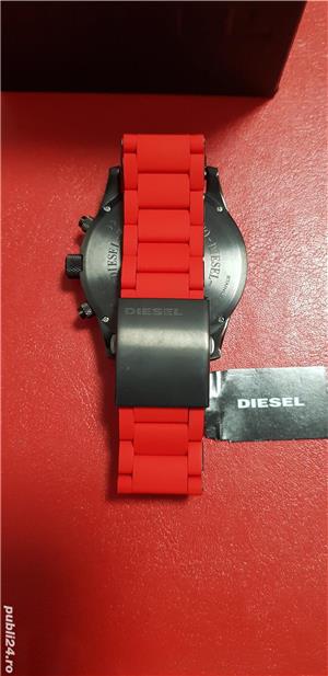 Vand ceas de mână DIESEL , rosu , NOU ! - imagine 5
