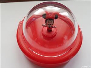 Set Minnie Mouse pahar, linguriță și suport de masă 