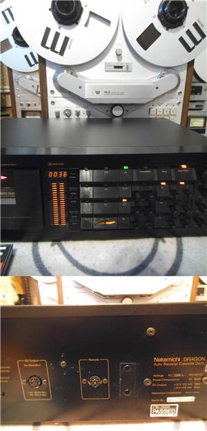 Deck NAKAMICHI DRAGON 5-Motor Auto Reverse 3-Discrete Head N.A.A.C - imagine 8