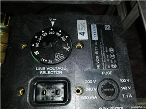  Revox A78 MK II A77 Dolby B77 amplificator+preamp pe lampi 2x35w Grundig tk46 pe lampi - imagine 9