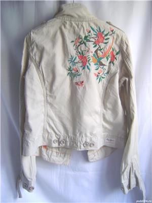 Geacă cu broderie, Pepe Jeans London - imagine 3