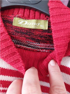 Pulover rosu gros - imagine 2