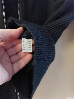 Jacheta bleumarin cu fermoar - imagine 2