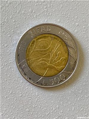 Moneda 500 LIRE - 500 lira - Italia - 1998 - KM 193 (178) - imagine 2