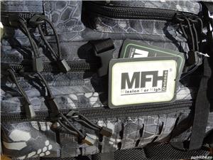 Rucsac Modular Motociclism Ghiozdan Bicicleta Camuflaj Negru Albastru - imagine 8