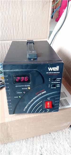 stabilizator de tensiune well avr srv02 500va wl