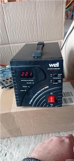 stabilizator de tensiune well avr srv02 500va wl - imagine 2