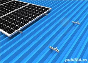 Kit structura MINI montaj 9 panouri fotovoltaice acoperis metalic