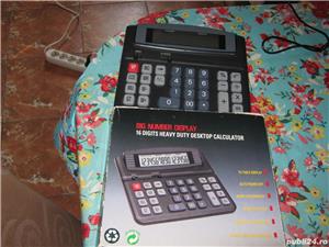 Calculator birou,CIFRE MARI,16 digits,auto power off,functionare baterie 3V,ECRAN PLIABIL,ambalaj or