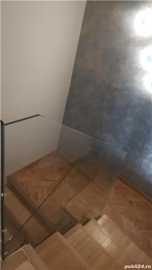 O altă lucrare din sticlă: balustrade cu sticlă securizată și asamblată în conectori - imagine 3