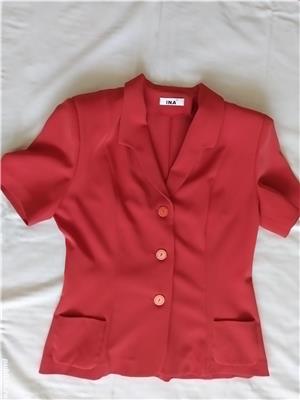 Lot haine de vara vintage, costume, fuste, sacou, rochie - imagine 3