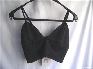 Top scurt, cu bretele, cu etichetă - imagine 2