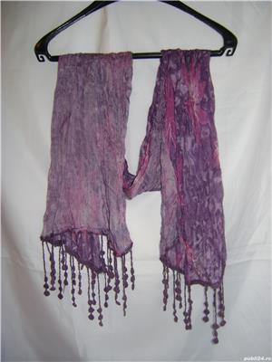 Esarfă lila, 10 lei - imagine 3