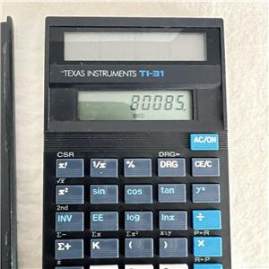 Calculator Texas Instruments Ti-31 Solar Scientific Calculator With Cover
