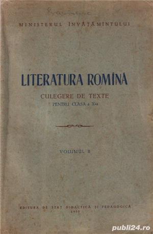 Literatura Română, culegere de texte 1955