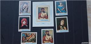 Timbre Romania-Picturi II,8 poze,nestmpilate,MNH. - imagine 3
