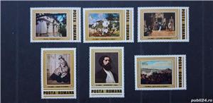 Timbre Romania-Picturi II,8 poze,nestmpilate,MNH. - imagine 7