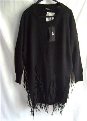 Pulover cu franjuri, mărime mare, cu etichetă - imagine 2