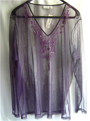 Bluză plasă, cu etichetă, mărime 56 - imagine 3