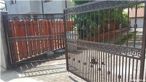 Porți și garduri din fier forjat, porți acces auto și porți acces pietonal.