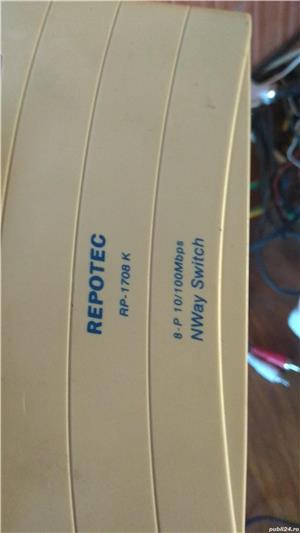switch Repotec rp 1708K 100mbps cu8 porturi - imagine 2