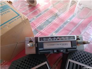 Vintage-Cassette car stereo with radio Sanyo ft 200f-2 anul 1985 - imagine 5