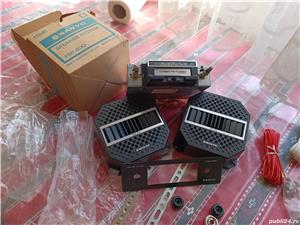 Vintage-Cassette car stereo with radio Sanyo ft 200f-2 anul 1985 - imagine 4