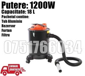 Aspirator Aspirat Curatat Cenusa Semineu Cazan Soba 18L 1200w