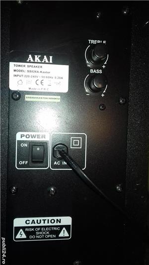 Boxa activa podea AKAI SS026A-KASTOR 2X40W  - imagine 3