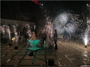 Fum greu, gheață carbonica, dioxid de carbon solid, jerbe, vulcani, spakulare, iluminat arhitectura  - imagine 2