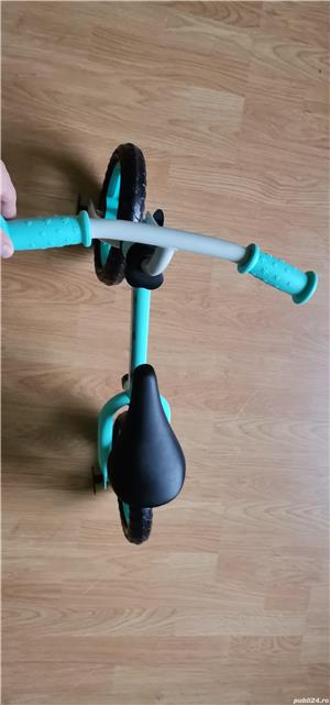 Vand Bicicleta Pedagogica fara pedale Copii, Turcoaz, NOUA Pret 199 Lei - imagine 5
