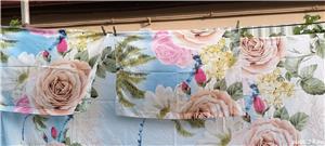 Set Lenjerie de pat cu Roses 3D, cu 4 piese, 2 persoane