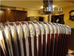 Burduf Acordeon Alb int.Rosu Italy 120 basi Coltari Cantora