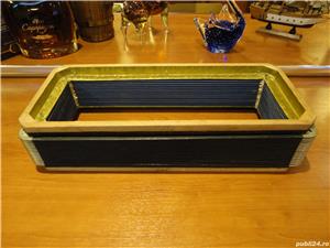 Burduf Acordeon Alb pe Rame Suvite Interne Albastre 60/80 Basi 