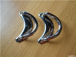 Suporti/Gaici Crom/Relief/Semiluna Prindere Curele Acordeon