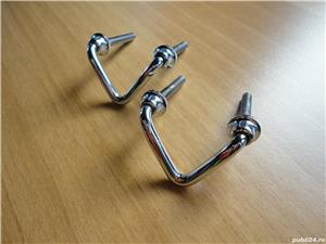 Suport/Gaica Crom in V Prindere Curele Acordeon