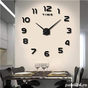 CEAS de perete MARE living bucatarie 3D decorativ MODERN cu mecanism electronic