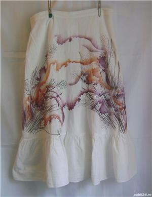 Fustă vintage pânză topită
