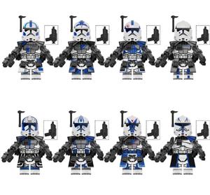 Set 8 Minifigurine tip Lego Star Wars Clone 501th Legion