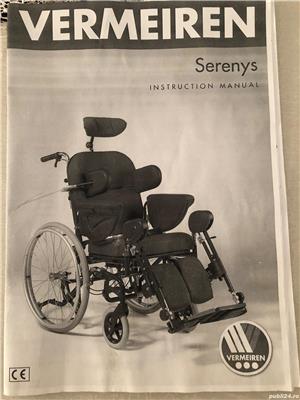 Căruț fotoliu pentru persoane cu dizabilități - imagine 5