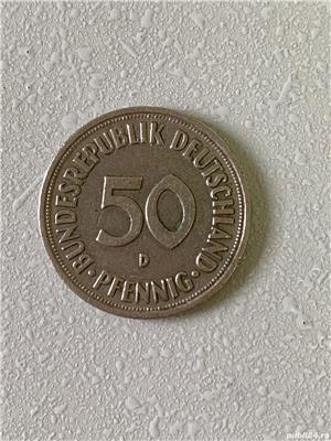 Moneda 50 PFENNIG - 1966 D - Germania - KM 109.1 (257)