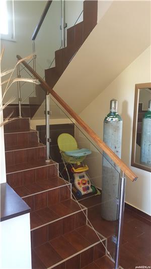 Balustradă din inox cu mână curentă